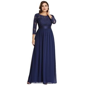 Ever Pretty Navy Blue Evening Dress